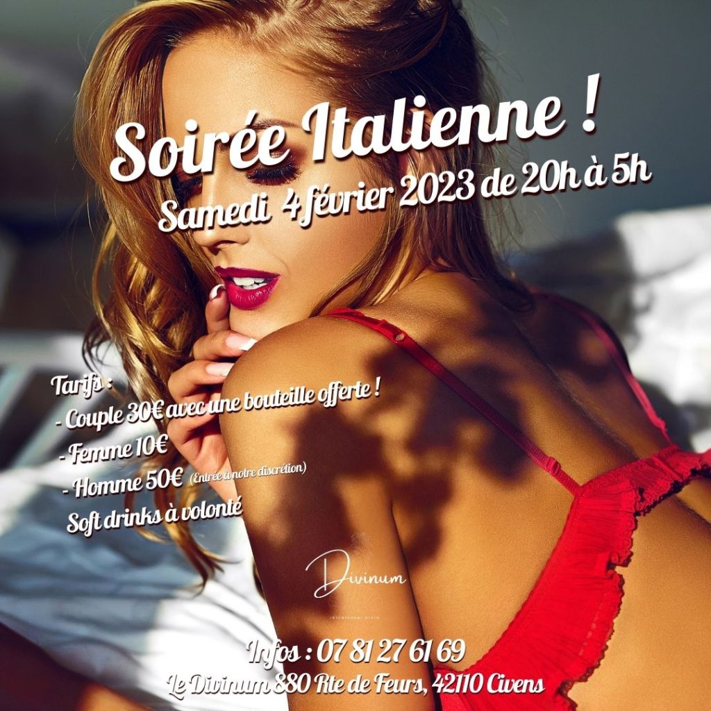 Soirée italienne février 2023 divinum
